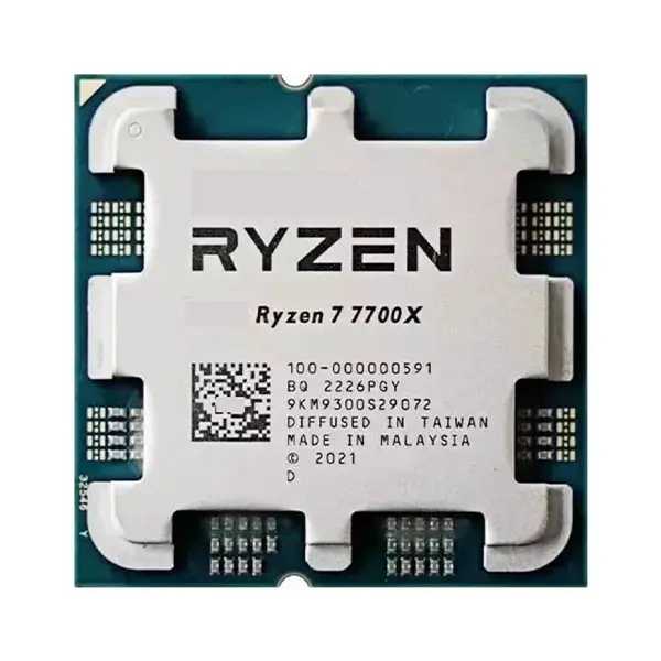 AMD Ryzen 7 7700X (4.5 GHz / 5.4 GHz) Tray AMD Ryzen 7 7700X (4.5 GHz / 5.4 GHz) Tray